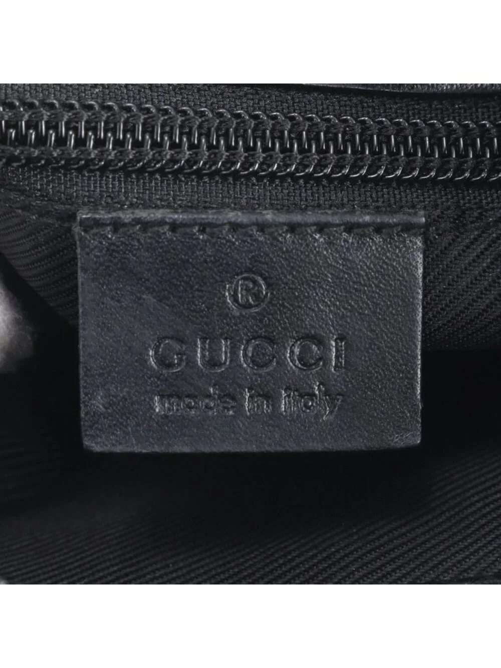 Gucci GG Canvas Leather Shoulder Bag Messenger Business Black